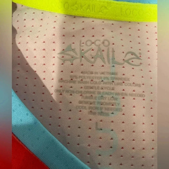 Loco Skailz Performance Sleeveless Fishing Shirt UPF50 Zip Red/Blue Size Large - Picture 7 of 9